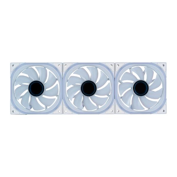 Game Factor KIT VENTILADORES MODULAR GAME FACTOR 3X120MM 58CFM RGB BLANCO FKG500-W