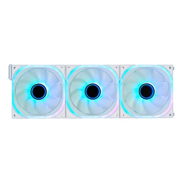 Game Factor KIT VENTILADORES MODULAR GAME FACTOR 3X120MM 58CFM RGB BLANCO FKG500-W