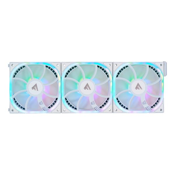 Game Factor KIT VENTILADORES MODULAR GAME FACTOR 3X120MM 58CFM RGB BLANCO FKG500-W