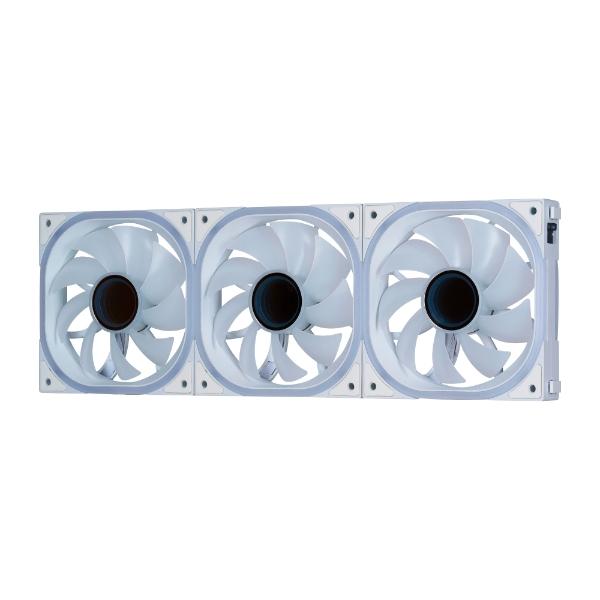Game Factor KIT VENTILADORES MODULAR GAME FACTOR 3X120MM 58CFM RGB BLANCO FKG500-W