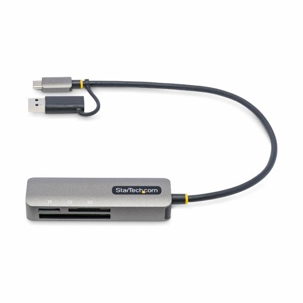 StarTech.com LECTOR USB 3.0 DE TARJETAS DE MEMORIA FLASH SD CF MICROSD