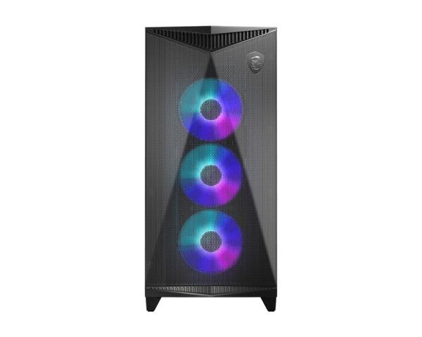 GABINETE MSI (MPG GUNGNIR 300R AIRFLOW) VIDRIO TEMPLADO,4*VENTILADOR ARGB,ATX,S/FUENTE