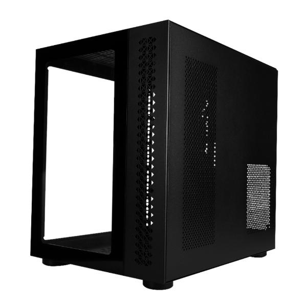 Game Factor GABINETE GAME FACTOR ATX FISHTANK DOBLE CRISTAL USB 3.0 S/FTE NEGRO CSG700-BK