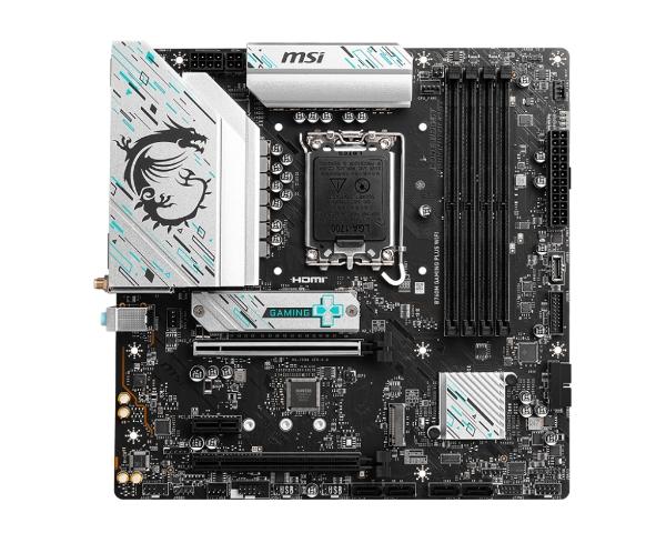 MOTHERBOARD MSI (B760M GAMING PLUS WIFI) SOCKET 1700, 4*DDR5 6800, 2*HDMI, 2*DP, 2*M.2, MICRO ATX