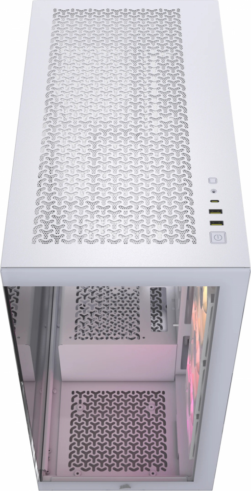 GABINETE CORSAIR 3500X BLANCO ARGB S/FUENTE CRISTAL M-ATX CC-9011279-WW