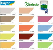 SAYER Pintura Vinil-Acrílica Neo CONTRACTOR 2 Años de Duración Para INTERIORES y EXTERIORES . AZUL CARIBE