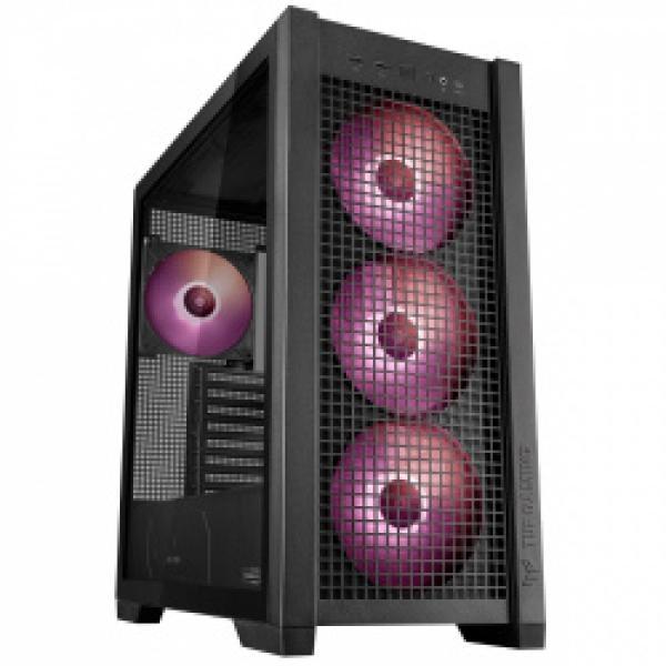 Gabinete gamer ASUS TUF GAMING GT302 ARGB Midi-Tower 4 Ventiladores