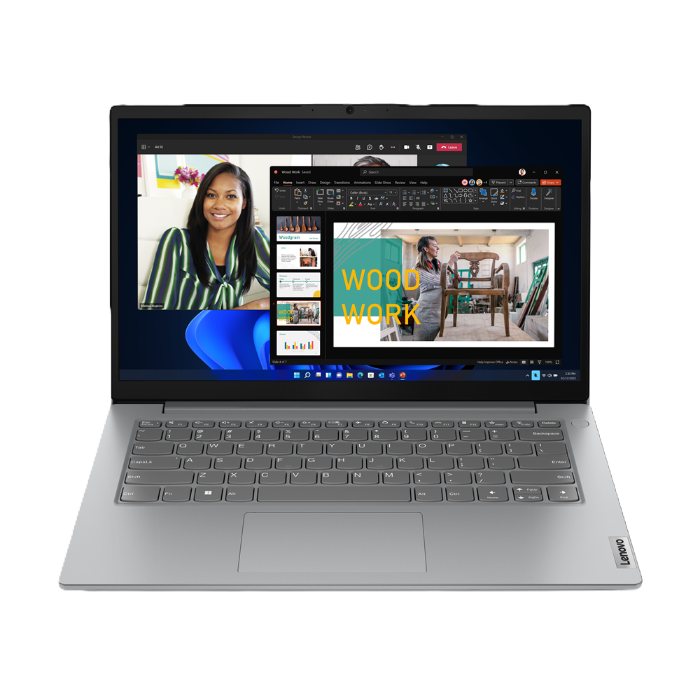 LAPTOP LENOVO V14 RYZEN 3 7320U 256GB SSD 8GB DDR5 14" FHD W11H GRIS 82YT00Q9LM