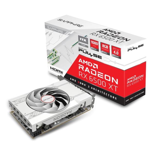 Tarjeta de video Sapphire AMD Radeon RX 6500 XT ITX PURE OC 8GB
