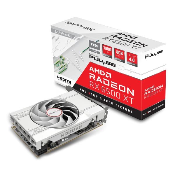 Tarjeta de video Sapphire AMD Radeon RX 6500 XT ITX PURE OC 8GB