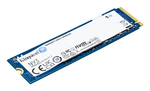 Kingston technology UNIDAD SSD M.2 KINGSTON 1TB (SNV3S/1000G) NV3, PCIE 4.0, NVME, 2280
