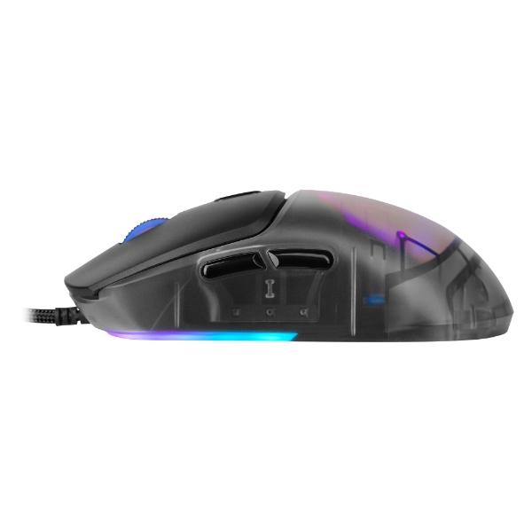 Game Factor MOUSE GAME FACTOR CARCASAS INTERCAMBIABLES P3327 12K DPI RGB USB NEGRO (MOG53-BK)