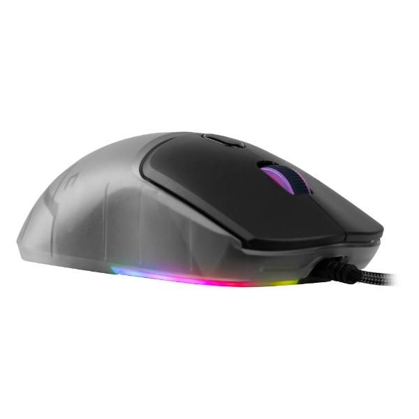 Game Factor MOUSE GAME FACTOR CARCASAS INTERCAMBIABLES P3327 12K DPI RGB USB NEGRO (MOG53-BK)