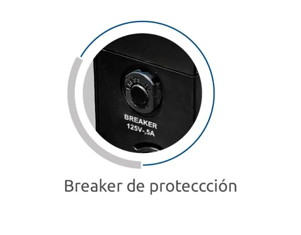 CDP LI-504 500VA/250W UPS 4 SALIDAS RESPALDO BATERIA Y SUPRESIO