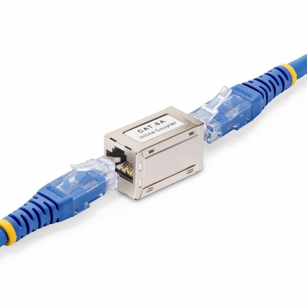 StarTech.com ACOPLADOR RJ45 BLINDADO CAT6 A HEMBRA A HEMBRA