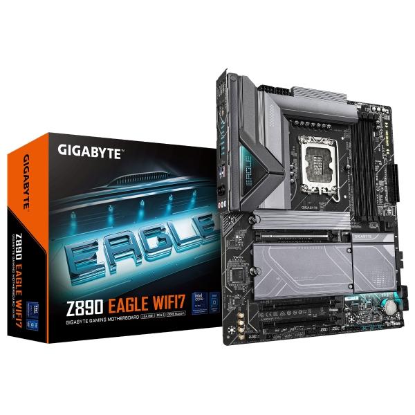 MOTHERBOARD GIGABYTE (Z890 EAGLE WIFI7) SOCKET 1851, 4*DDR5 8800 MHZ, DP, ATX, WIFI7/BT