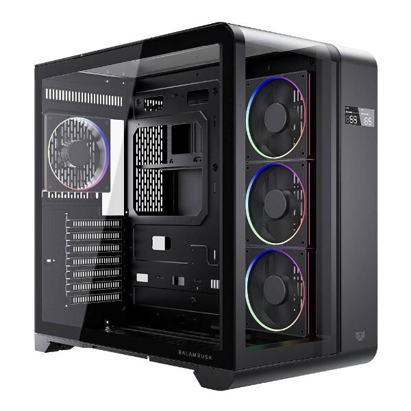 BALAMRUSH GABINETE BALAM TANK CURVE DISPL 7400/MB ATX/4 VENT ARGB/NEG BR-941594