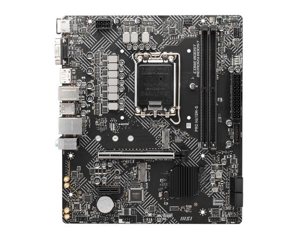 TARJETA MADRE MSI PRO H610M-G DDR5 M2 LGA 1700 MATX HDMI-VGA