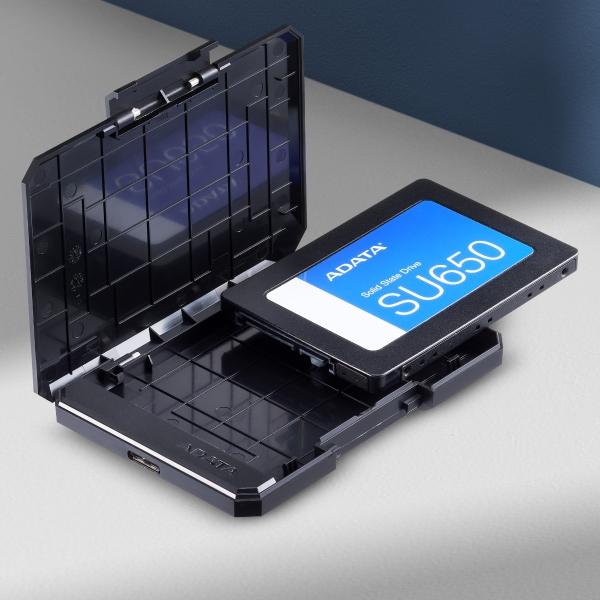 ENCLOSURE ADATA ECO 2.5 USB 3.2 SATA NEGRO (EC600-BCBK)