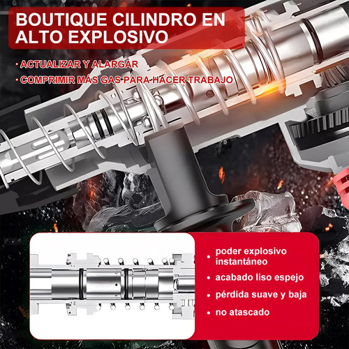 Martillo de Impacto Multifunción de Alta Potencia 2500 W Negro Marca ALSONEW