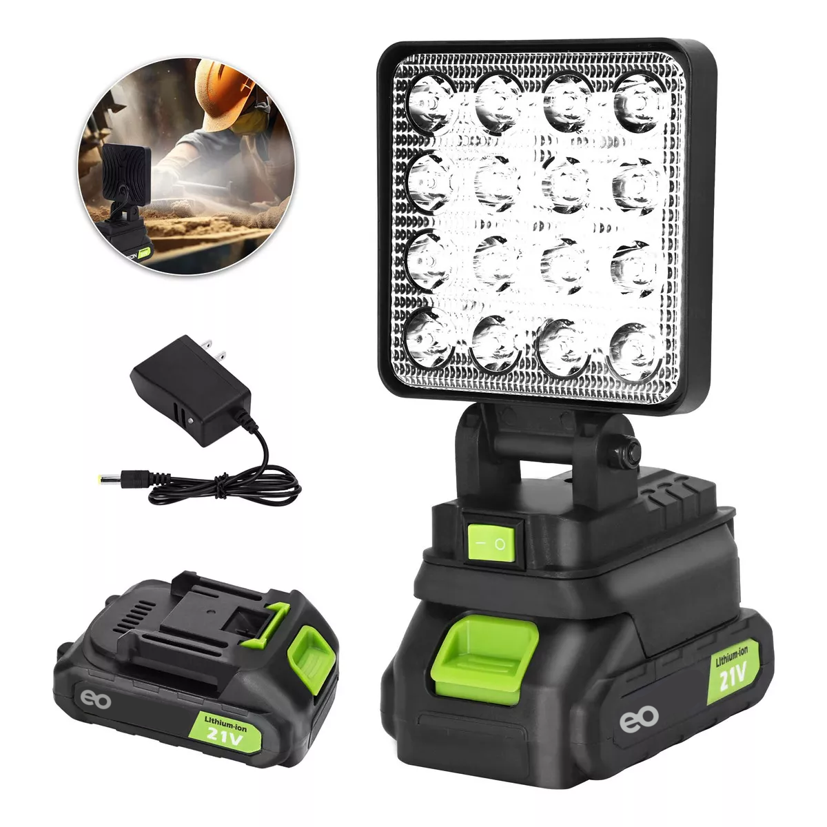 Linterna Lamparas Led Recargable Luz Trabajo Y Acampada