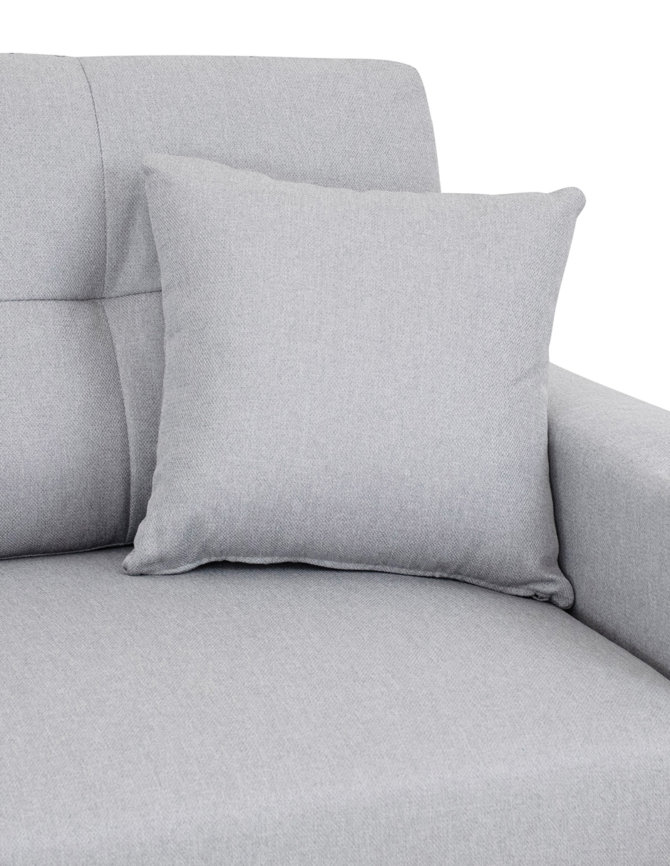 Sofá Cama  Easy Living Wayfair Con Almacenamiento Gris Claro