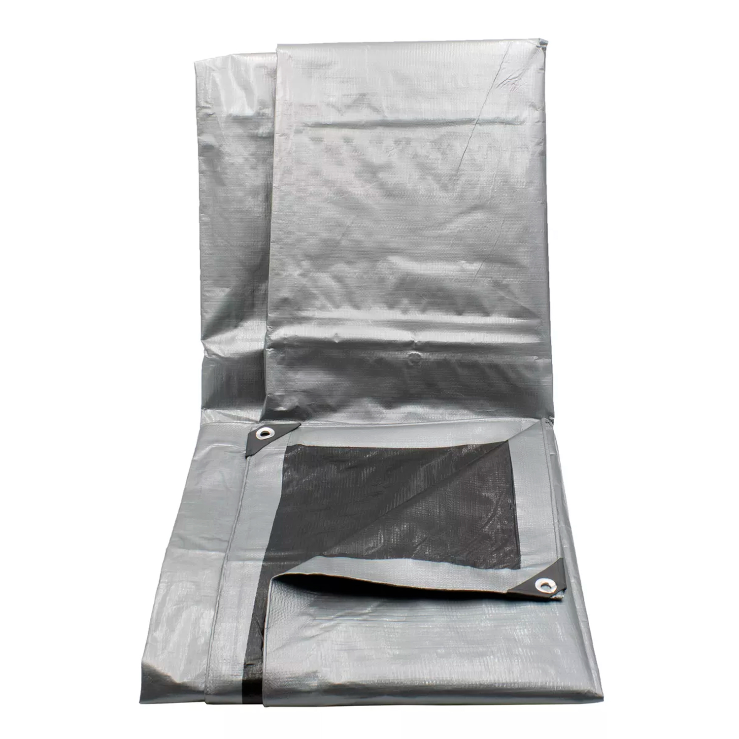 Lona De Polietileno Uso Super Rudo Gris/negro 180 Gr 5x6 M