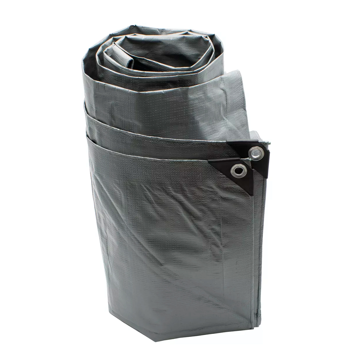 Lona De Polietileno Uso Super Rudo Gris/negro 180 Gr 5x6 M