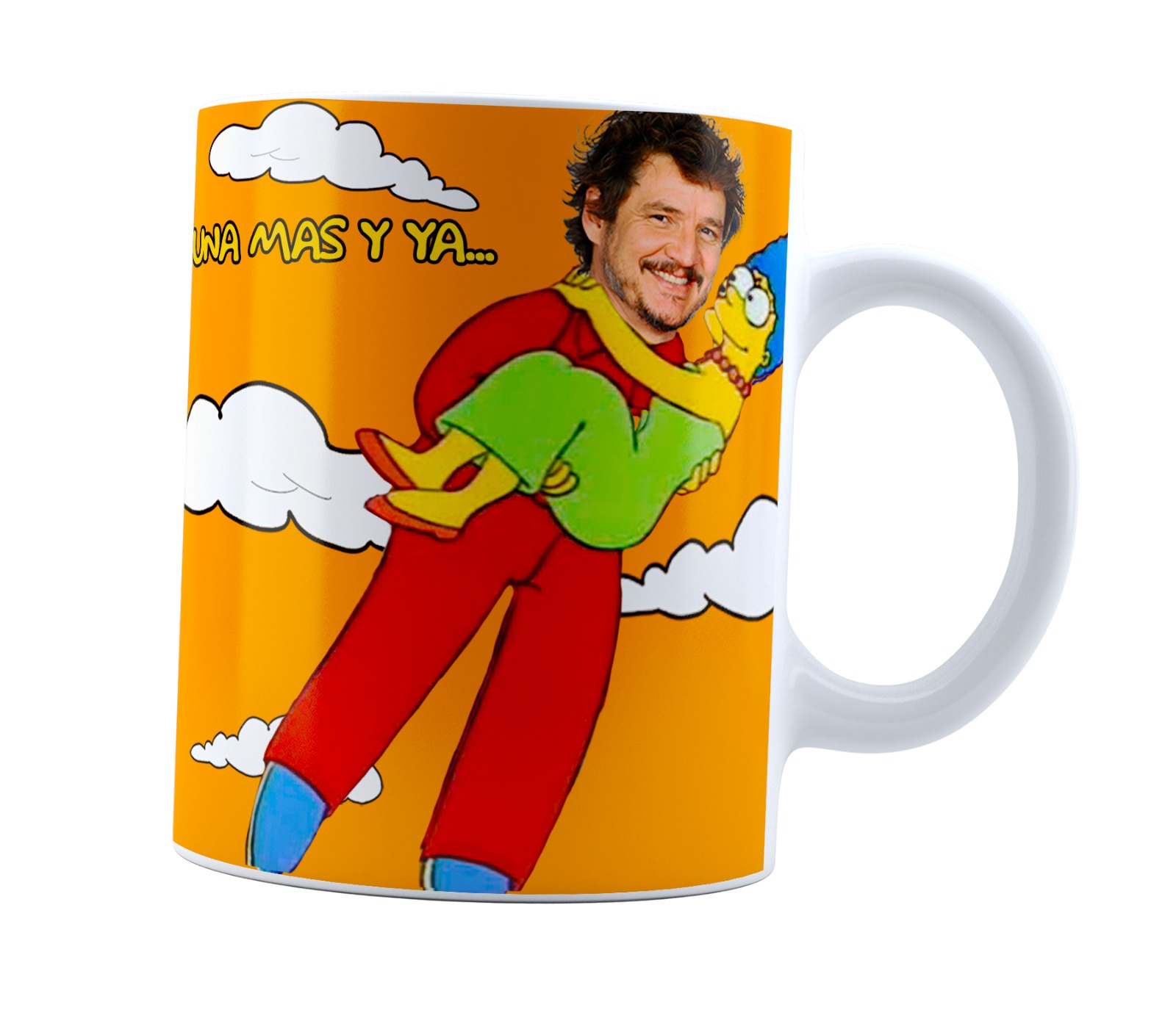 Taza Marge Simpson Fantasías Unas Mas Y Ya Pedro Pasca Meme | Simpsons I Frase | Pascal I Cerámica Blanca 11 oz | Para Café o té