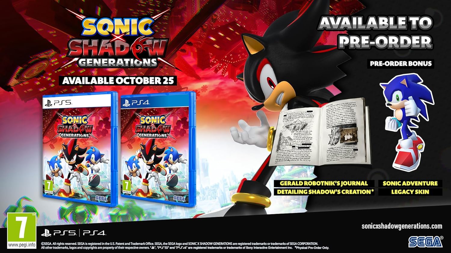 Sonic X Shadow Generations - Day One Edition -  Playstation 5