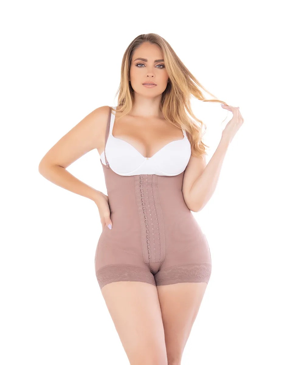 Fajas Colombianas Posparto Y Posquiúrgica Levanta Cola Reductora y Moldeadora Para Mujer, Faja Colombiana Con Powernet Delineadora De Muslos.