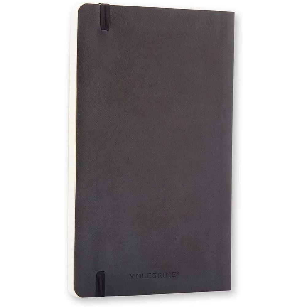 Libreta Moleskine Bolsillo Negro Hoja Rayada Pasta Suave