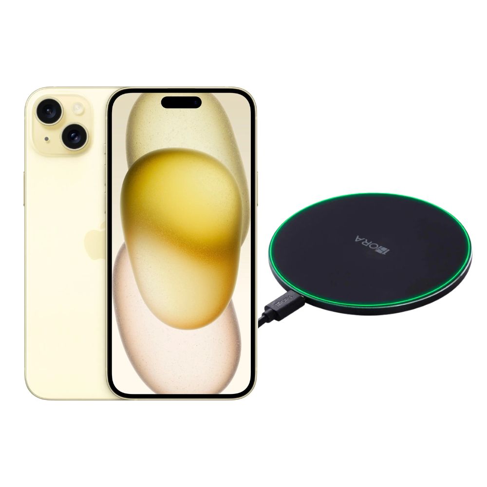 iPhone 15 128GB Amarillo CHIP Reacondicionado + Cargador Genérico