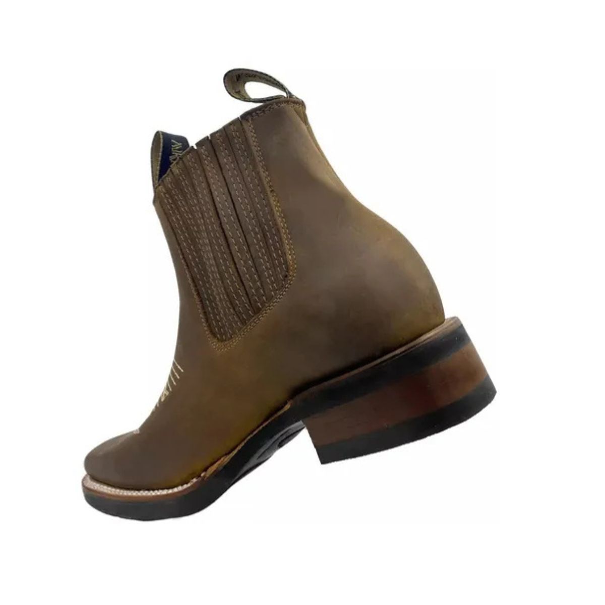 Bota Botín Vaqueras Piel Res Para Hombre Rodeo Armenta