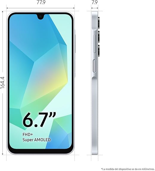 Celular Samsung Galaxy A16 5G 4GB RAM/128GB Gris Liberado