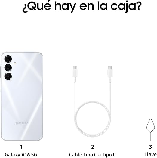 Celular Samsung Galaxy A16 5G 4GB RAM/128GB Gris Liberado