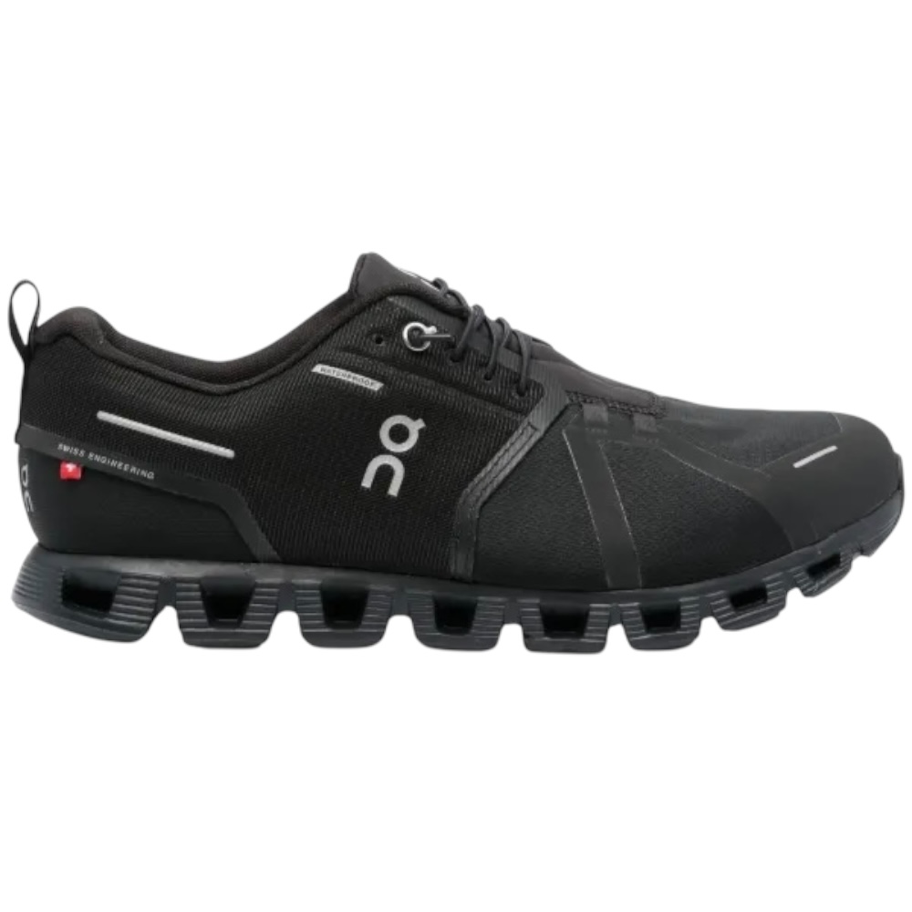 Tenis On Cloud Running Cloud 5 color negro con suela de goma Talla 27