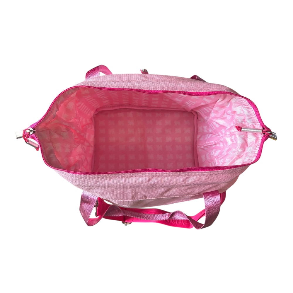 Mini hielera Julliene all day Stanley rosa fabricada 100% con poliester reciclado