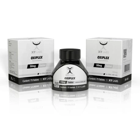 Oxiplex XT Labs Oximetalona 50mg x 60 Tabs Volumen Extremo y Fuerza Bruta