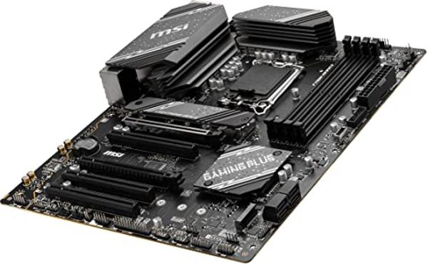 MSI B760 Gaming Plus WiFi Gaming Motherboard (Supports 12th/13th/14th Gen Intel Processors, LGA 1700, DDR5, PCIe 4.0, M.2, 2.5Gbps LAN, USB 3.2 Gen2, HDMI/DP, Wi-Fi 6E, Bluetooth 5