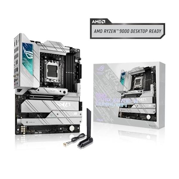 ASUS ROG Strix X670E-A Gaming WiFi 6E Socket AM5 (LGA 1718) Ryzen 7000 Gaming Motherboard(16+2 Power Stages,PCIe® 5.0, DDR5,4xM.2 Slots,USB 3.2 Gen 2x2, WiFi 6E, AI Cooling II)