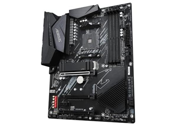 GIGABYTE B550 AORUS ELITE AX V2 Motherboard, Supports AMD AM4 Ryzen 5000 Processors, ATX, DDR4, Dual M.2, SATA 6Gb/s, 2.4/5 GHz Dual-Band, 2.5 GbE LAN, PCIe 4.0