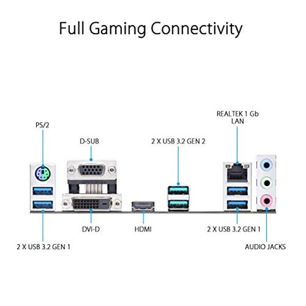 ASUS Prime B550M-A WiFi II AMD Micro ATX Motherboard with PCIe 4.0, WiFi 6, ECC Memory, HDMI 2.1, RGB Header