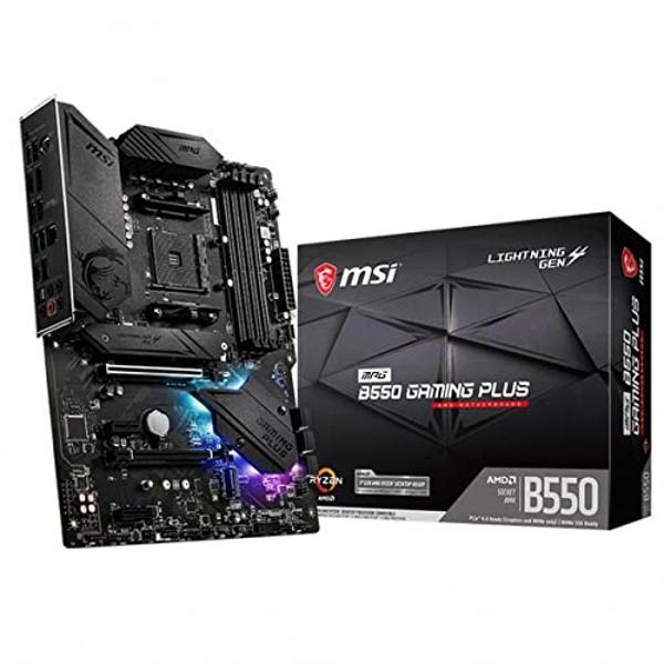 MSI PRO B550M-VC WiFi ProSeries Motherboard (AMD Ryzen 5000 Series, AM4, DDR4, PCIe 4.0, SATA 6Gb/s, M.2, USB 3.2 Gen 2, HDMI/DP, Wi-Fi 6E, Bluetooth 5.2, mATX)
