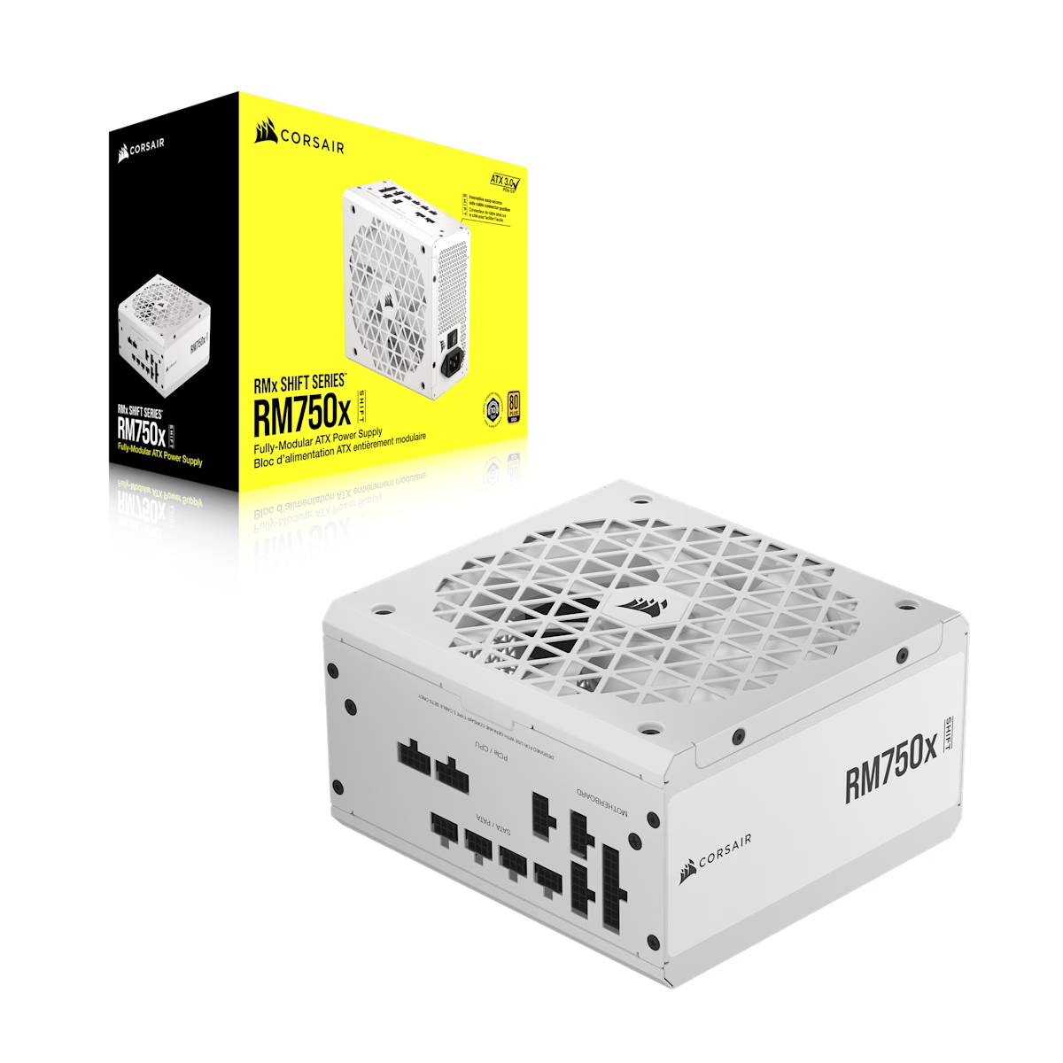 FUENTE CORSAIR RM750X 750W 80 PLUS GOLD ATX BLANCA CP-9020273-NA