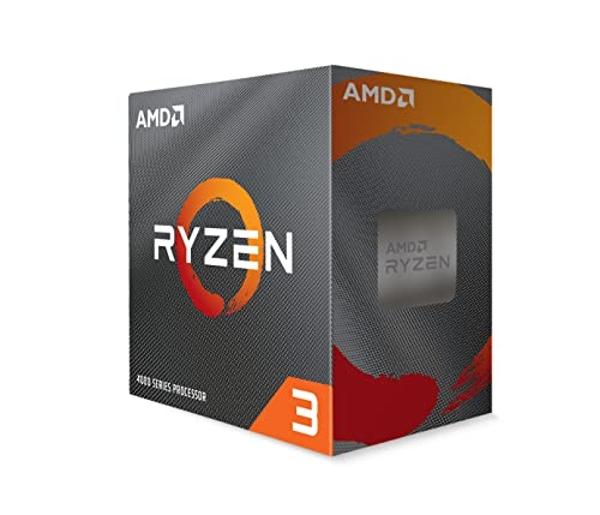 AMD Ryzen 3 4100 4-Core, 8-Thread Unlocked Desktop Processor with Wraith Stealth Cooler