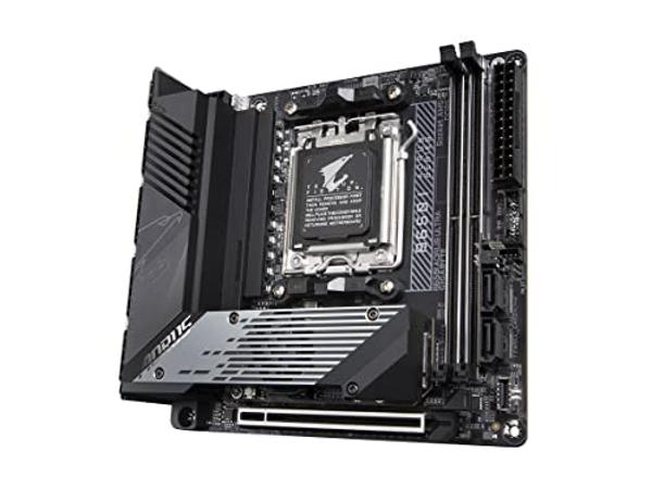 GIGABYTE B650I AORUS Ultra Mini-ITX AM5 Motherboard with DDR5, PCIe 5.0, Wi-Fi 6E, 5-Year Warranty