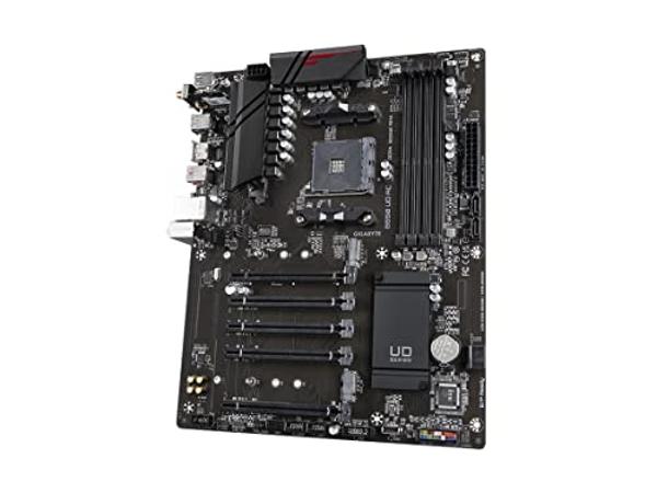 GIGABYTE B550 UD AC (rev. 1.2) Motherboard, Supports AMD AM4 Ryzen 5000 Processors, ATX, DDR4, Dual M.2, SATA 6Gb/s, Intel 802.11a/b/g/n/ac, Realtek GbE LAN, PCIe 4.0