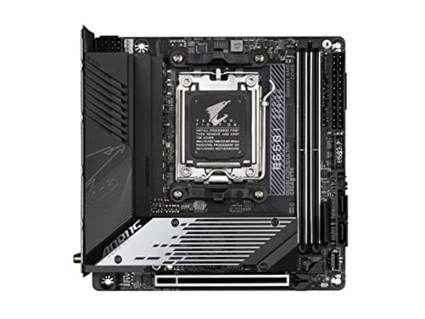 GIGABYTE B650I AORUS Ultra Mini-ITX AM5 Motherboard with DDR5, PCIe 5.0, Wi-Fi 6E, 5-Year Warranty