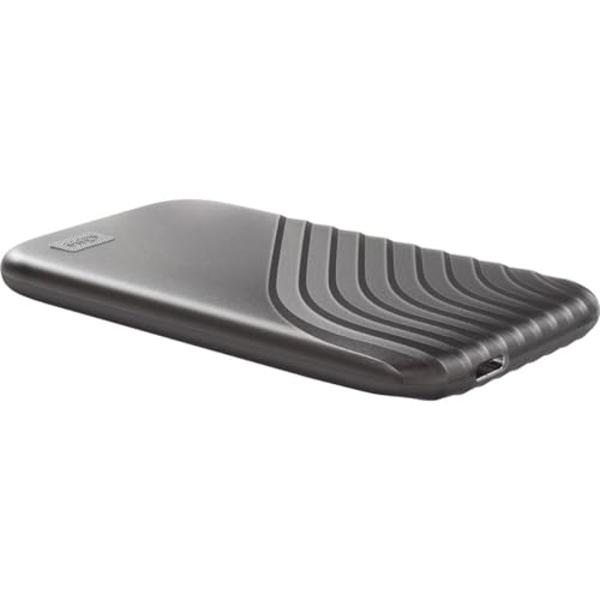 Western Digital 4TB My Passport SSD External Portable Solid State Drive, Grey, Up to 1,050 MB/s, USB 3.2 Gen-2 and USB-C Compatible (USB-A for older systems) – WDBAGF0040BGY-WESN